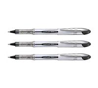UNI-BALL Lot de 3 Rollers encre liquide Vision Elite UB200 pointe moyenne 0,8mm noir