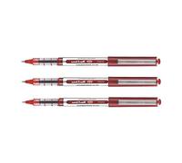 UNI-BALL Lot de 3 Stylos roller à encre eye micro (UB-150),encre:rouge