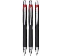 Uni Ball Lot De 3 Stylos Roller Jetstream Rétractables, Rouge, Sxn - 210