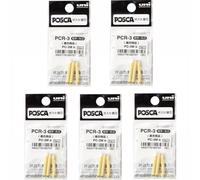 UNI-BALL Lot de 5 Sachets de 3 pointes de rechange POSCA/CHALK MARKER coniques fines PCR3 0,9-1,3mm