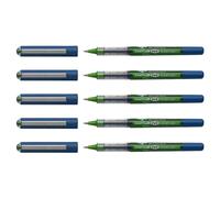 Uni-Ball Lot De 5 Stylos Roller Eye Ub157 Ocean Care 0.7, Vert