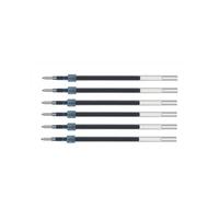 Uni-Ball Lot De 6 Recharges Pour Roller Encre Jetstream Sxr10 Poite Moyenne 1mm Bleu