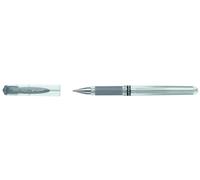 Uni-Ball Lot De 6 Stylos Roller Encre Gel Signo Broad (Um-153), Argent