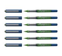 Uni-Ball Lot De 6 Stylos Roller Eye Ub157 Ocean Care 0.7, Vert