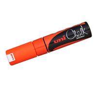 uni-ball Marqueur à craie craie PWE 8K orange fluo pointe biseautée