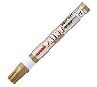 uni-ball - Marqueur à Peinture Uni Paint PX-20 à Pointe Ronde, doré | Pointe ronde de 2-3 mm, résistant à l'eau et à la lumière, pour de nombreuses surfaces