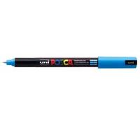 UNI-BALL Marqueur Pte calibrée extra-fine POSCA PC1MR 0,7mm Bleu Clair