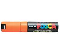 UNI-BALL Marqueur Pte large biseautée POSCA PC8K 8mm Orange Fluo