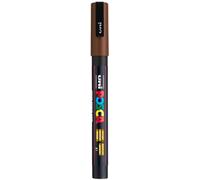 UNI-BALL Marqueur Pte conique fine POSCA PC3M 0,9 - 1,3mm Marron