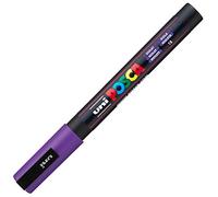 Uni Mitsubishi Pencil – Marqueur peinture Posca PC-3M – Pointe conique fine – Violet