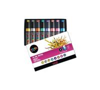 uni-ball Marqueur peinture POSCA PC-8K – pointe biseautée large – étui 8 pièces