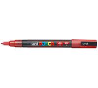 POSCA Marqueur PC3ML Pte conique fine en plastique Rouge Pailleté