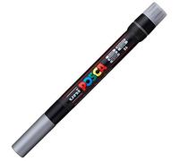 UNI-BALL Marqueur pinceau Brush POSCA PCF350 1-10 mm Argent