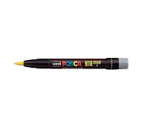 Uni-Ball Stylo-Pinceau Peinture À L'eau Poscabrush Jaune