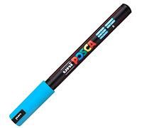 UNI-BALL Marqueur Pte calibrée extra-fine POSCA PC1MR 0,7mm Bleu Clair