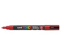 UNI-BALL Marqueur Pte conique fine POSCA PC3M 0,9 - 1,3mm Rouge