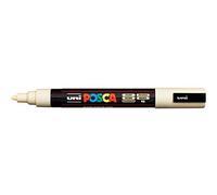UNI-BALL Marqueur Pte conique moyenne POSCA PC5M 1,8 - 2,5mm Ivoire
