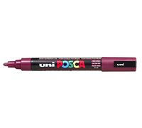 UNI-BALL Marqueur Pte conique moyenne POSCA PC5M 1,8-2,5mm Lie de Vin