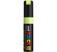 Posca Marqueur peinture à l'eau PC-8K – Pointe large biseautée 8 mm – Jaune fluo – 1 unité