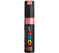 UNI-BALL Marqueur Pte large biseautée POSCA PC8K 8mm Rouge Métal