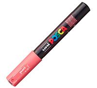 uni-ball Marqueur Uni Posca 186727 - Pointe ogive extra fine - 0,7 mm - Rose corail, rose