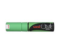 Uni Mitsubishi Pencil Marqueur de craie 140129000 - 8 mm pointe biseautée - Vert fluorescent