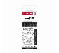 uni-ball PIN/5 PF ASP015 uni-ball Fineliner PIN PF "Calligraphy", set de 5 pièces