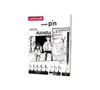 uni-ball PIN 8P Set No.1 uni-ball MANGA starter set uni pin, étui de 9