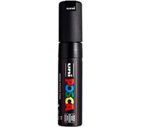 Uni-Ball Posca 181399 - Marqueur Pointe Large Conique PC - 7M, 4,5-5,5 mm, Noir