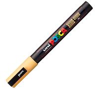 Uni Mitsubishi Pencil Marqueur uni-ball Posca 186520 – Pointe ogive fine 0,9-1,3 mm Abricot