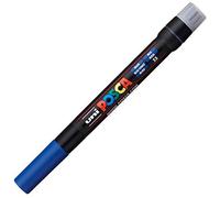 Uni-Ball Posca Brush PCF-350 Lot de 5 marqueurs Bleu foncé