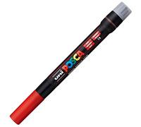 Uni-Ball Posca Brush PCF-350 Lot de 5 marqueurs Rouge