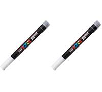uni-ball Posca Brush PCF-350 Marqueur Blanc (Lot de 2)