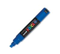 UNI-BALL POSCA Marcador PC-8K punta biselada trazo 8 mm. color azul 148866000