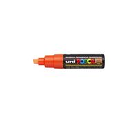 Uni-Ball Posca – Lot de 6 marqueurs – Pointe large biseautée – Orange fluo