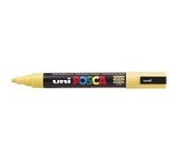 Uni-Ball Posca Marqueur Pointe ogive Moyen - Straw Jaune (Lot de 12) G