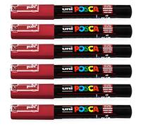 Uni-Ball Posca PC-1M Lot de 12 marqueurs de peinture 0,7 mm Bordeaux