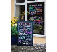 Uni-Ball Pwe-5m Lot De 4 Marqueurs À Craie Liquide Multi-Usage Effaçables Pour Tableaux, Tableaux Noirs, Tableaux Blancs, Verre, Miroirs, Plastique, Fenêtres, Métal, Sans Danger Pour Les Enfants