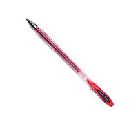 Uni-Ball Réf 9001182 SigNo UM120 Stylo roller à encre gel Pointe fine 0,7 mm Trait 0,5 mm Rouge Lot de 12