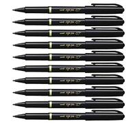 Uni-ball Sign Pen MYT7 N Feutres Noir Lot de 10