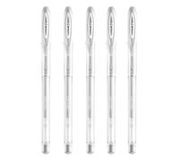 Uni-Ball Signo Blanc Encre Stylos Gel UM-120AC - Paquet De 5