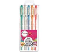 Uni-ball Signo Fantastic Gel Trousse-étui de 5 stylos écriture moyenne 0,7mm
