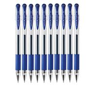 Uni-Ball Signo Gel Ink Pen, Blue, 0.38mm, Pack of 10