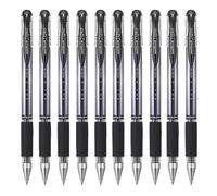 uni-ball Signo UM-151 Lot de 10 stylos roller à encre gel 0,7 mm Noir