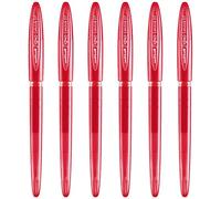 uni-ball Signo UM-170 Gelstick Lot de 6 stylos roller à encre gel Pointe 0,7 mm Encre rouge