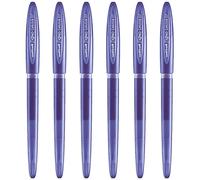 uni-ball Signo UM-170 Gelstick Lot de 6 stylos roller à encre gel Pointe 0,7 mm Encre violette