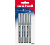 Uni-Ball - Stylo à bille roulante Eye bleu, lot de 5
