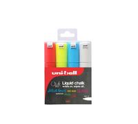 Uni-Ball Stylos Craie Effaçables À L'Eau Lot De 4 Couleurs