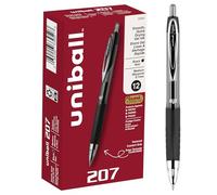 UNI-BALL Stylos d'encre 1 Pointe moyenne 12-Pack noir