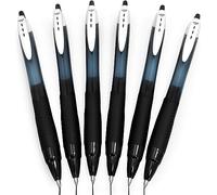 Uni-Ball SXN-150S Jetstream Sport Lot de 6 stylos roller rétractables Noir 1,0 mm